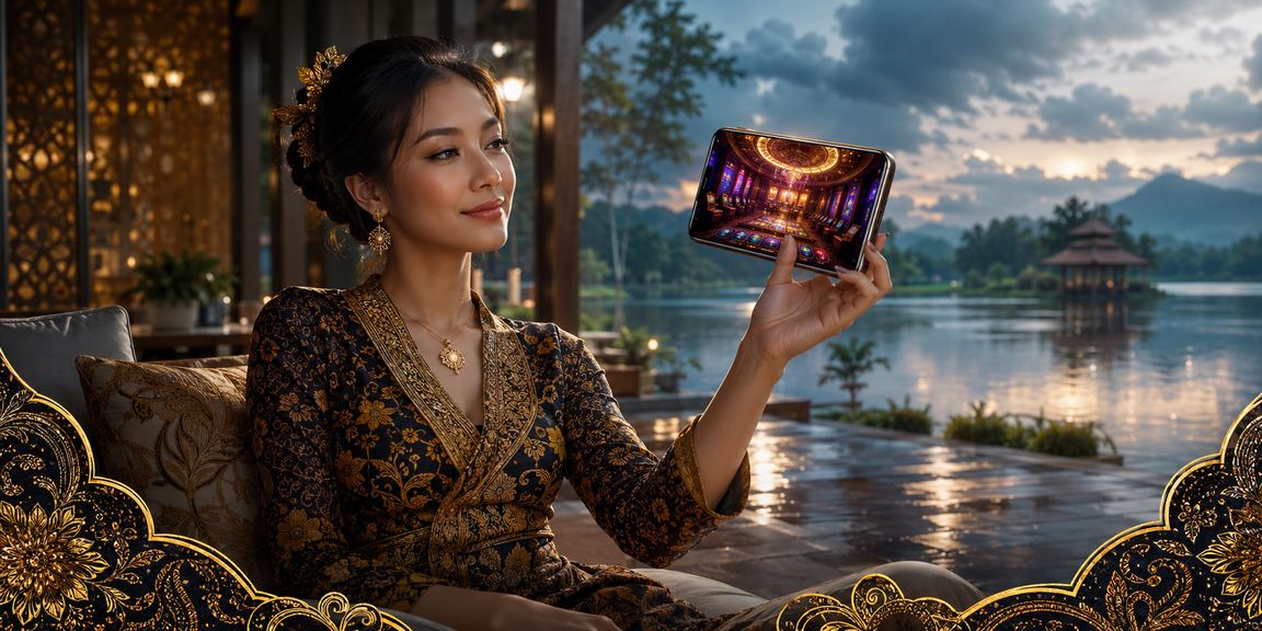 Pemain Malaysia menikmati permainan popular kasino mudah alih jili44 dengan rekaan batik