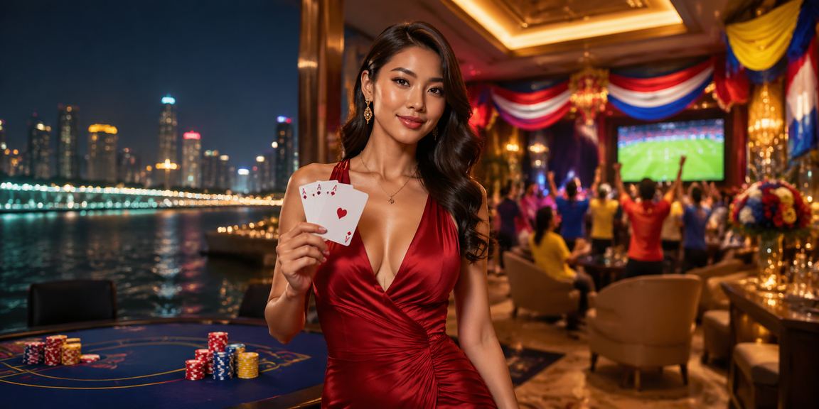 Pemain Seremban bermain poker dalam talian di jili44 menggunakan telefon pintar